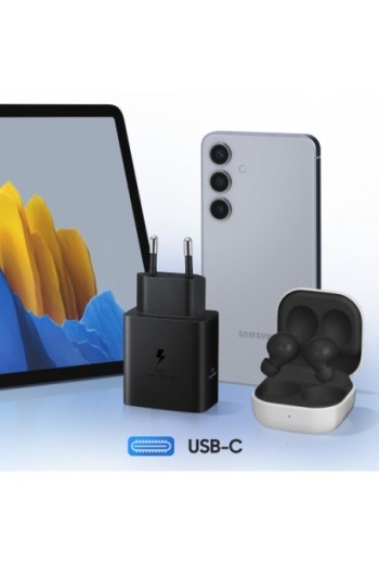 Caricatore Ufficiale Samsung USB-C 45W Nero