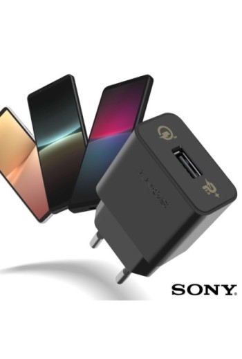 Caricabatterie originale Sony USB 15W Quick Charge 3.0 - nero