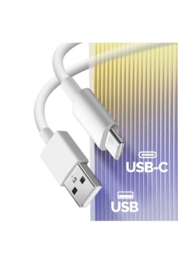 Caricabatterie originale Oppo USB SuperVOOC 33W + cavo da USB a USB-C - bianco