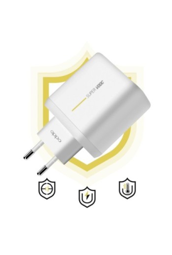 Caricabatterie Oppo USB SuperVOOC 65W + cavo da USB verso USB-C - modello VCA7GAEH