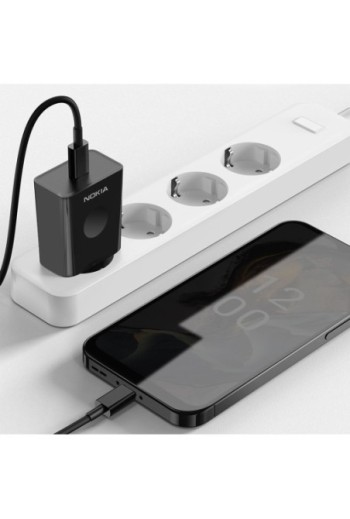 Caricabatterie USB 5W originale Nokia CH-35E - nero