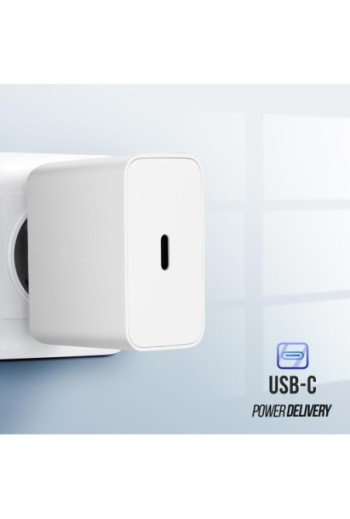 Caricabatterie da muro USB-C 65W originale Samsung Travel Charger (TA865W) - bianco