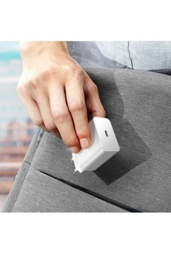 Caricabatterie da muro USB-C 65W originale Samsung Travel Charger (TA865W) - bianco