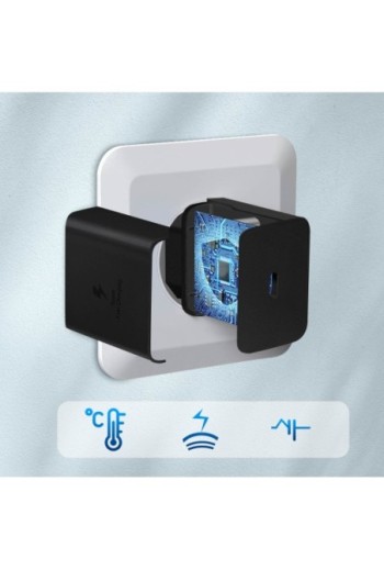 Caricabatterie Originale Samsung (Service Pack EP-T4510XBEGEU) USB-C 45W + Cavo USB-C Quick Charge - Nero