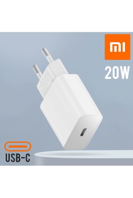 Caricabatterie originale Xiaomi MI 20W Tipo USB-C modello AD201EU – Bianco