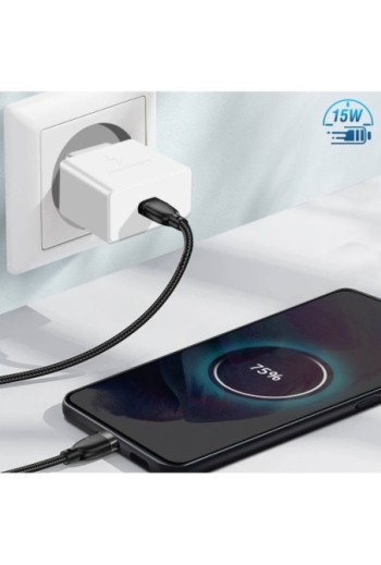 Caricabatterie da Muro USB-C Originale Samsung EP-T1510NBE Power Delivery 15W - Bianco