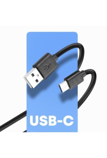 Caricatore da parete con cavo USB-C 3A integrato Microsoft - nero
