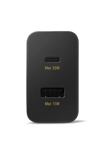 Caricabatterie da Muro 50W Originale Samsung Porta USB + USB-C Power Delivery - Nero