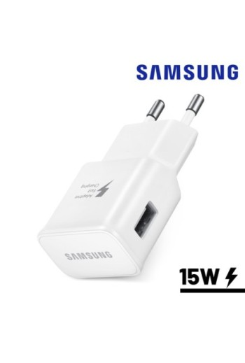 Caricabatteria USB 15W Carica Rapida Originale Samsung - Bianco