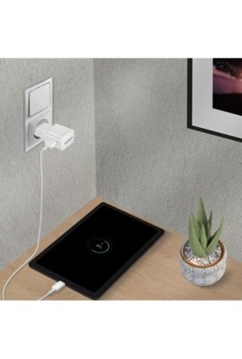 Caricabatteria USB 15W Carica Rapida Originale Samsung - Bianco