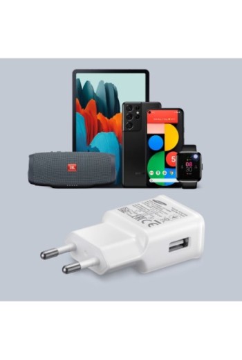Caricabatteria USB 15W Carica Rapida Originale Samsung - Bianco