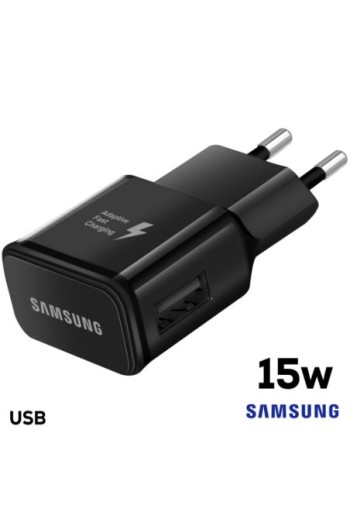 Caricatore USB ufficiale Samsung 15W - Nero
