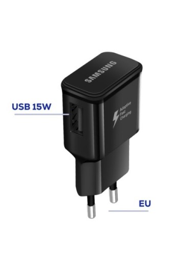 Caricatore USB ufficiale Samsung 15W - Nero