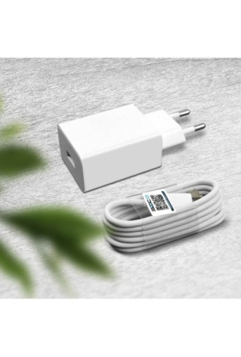 Caricabatterie originale Vivo + cavo USB-C ricarica rapida 18W - Bianco