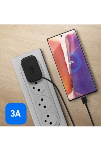 Caricabatteria USB-C originale Samsung da 25 W Cavo da USB-C a USB-C Power Delivery 3.0 - nero