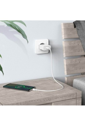 Caricabatterie Huawei SuperCharge 40W Ricarica Rapida + Cavo USB-C - Bianco