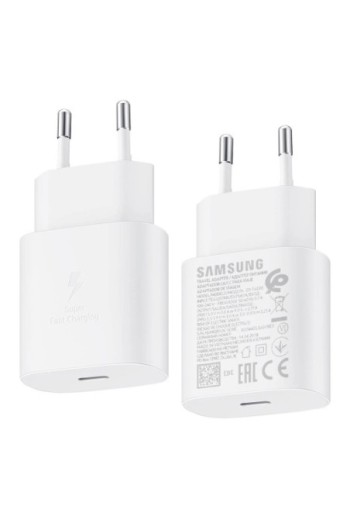 Caricabatterie ultra-veloce USB-C Power Delivery 25W Originale Samsung EP-TA800EWE - Bianco