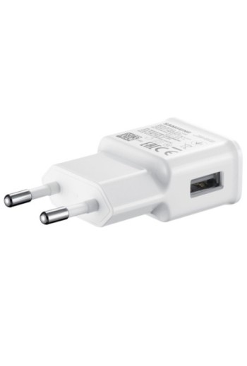Caricabatterie USB originale Samsung Quick Charge 3.0 + cavo USB-C - Bianco