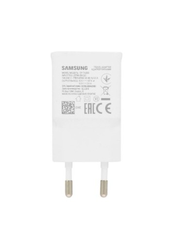 Caricabatterie originale Samsung Quick Charge Charger QC 3.0 Porta USB 15W EP-TA200EBE - bianco