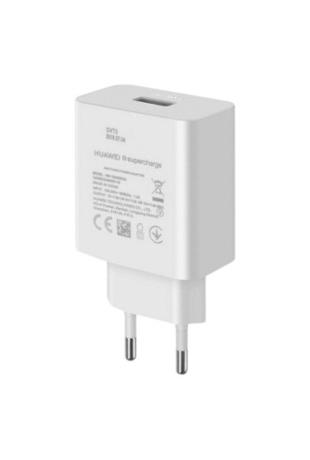 Caricatore CA Huawei SuperCharge (max 40W) con cavo USB Tipo-C (1m) - Bianco