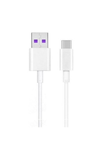 Caricatore CA Huawei SuperCharge (max 40W) con cavo USB Tipo-C (1m) - Bianco