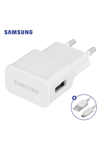 Caricabatterie da muro 2A + Cavo Micro-USB Samsung ETA-U90 – Bianco