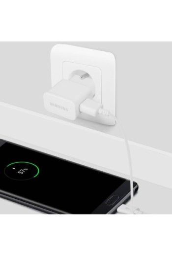 Caricabatterie da muro 2A + Cavo Micro-USB Samsung ETA-U90 – Bianco