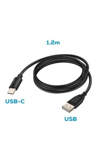 Caricabatterie da 1A con cavo USB tipo C 1.2m Forever - Nero