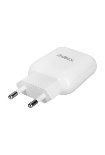 Caricabatteria settore con doppia USB 2.1A / 1.0A Inkax - bianco