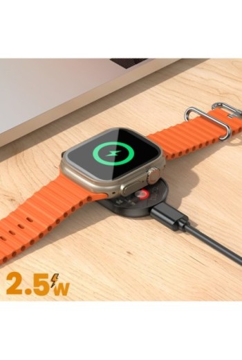 Caricatore Magnetico Apple Watch 2 5W con Presa USB-C – Hoco Nero