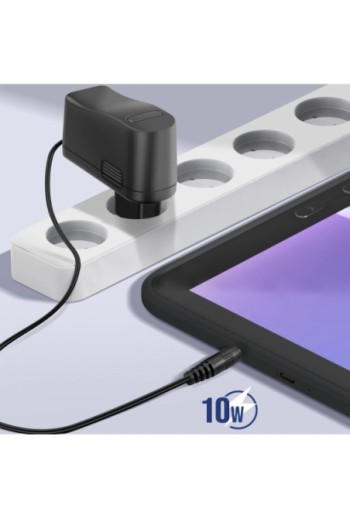 Caricabatterie da muro Tablet con connettore 2 5 x 0 7 mm 10W Nero Akyga