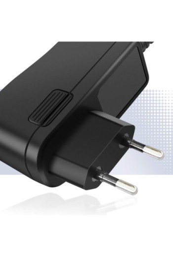 Caricabatterie da muro Tablet con connettore 2 5 x 0 7 mm 10W Nero Akyga