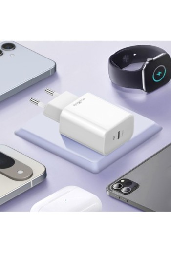 Caricabatterie USB-C Power Delivery 20W Maxlife - bianco
