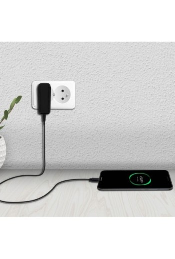 Caricabatterie 2A/5V + Cavo USB Type C Bluestar - Nero per Smartphone e Tablet