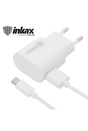 Caricabatterie Inkax 1A + Cavo Micro USB per Smartphone