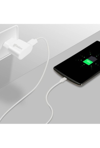 Caricabatterie Inkax 1A + Cavo Micro USB per Smartphone