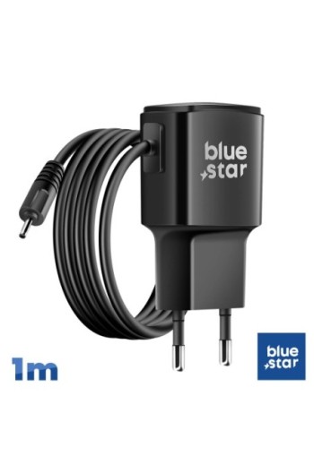 Caricatore da muro 2mm per Nokia 6101 cavo integrato 1m - Blue Star
