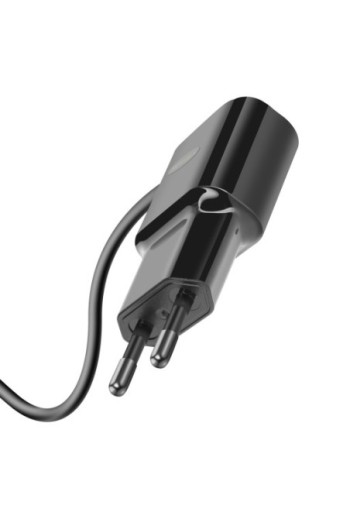 Caricatore Micro USB 2A con cavo integrato 1 2m - Blue Star Nero