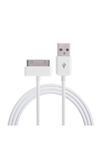 Caricabatterie da muro USB + Cavo Apple 30-pin – Bianco