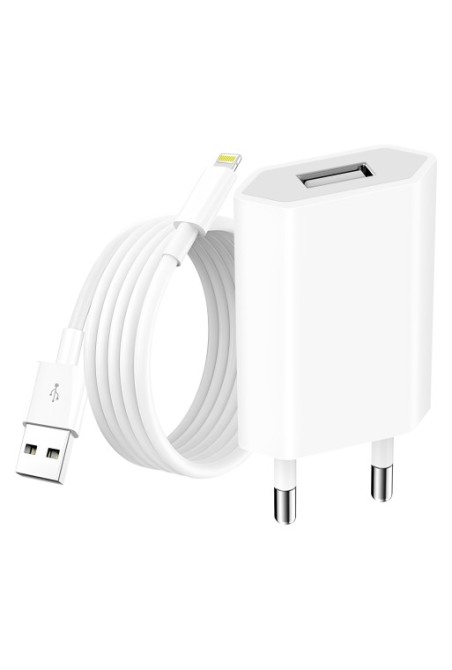 Caricabatterie + Cavo USB connettore Lightning