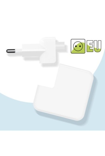 Caricabatterie USB-C per MacBook - adattatore da parete 30W + cavo USB-C 1 metro e 70 - Moxie bianco