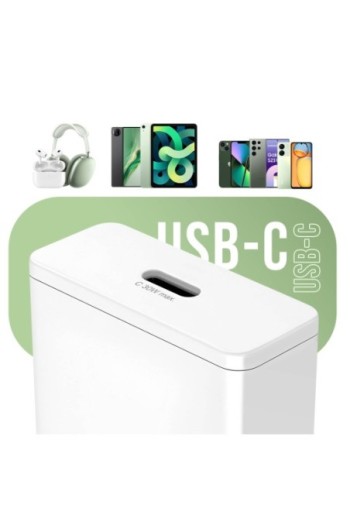 Caricabatterie da muro USB-C GaN 30W - 4smarts PDPlug Slim bianco