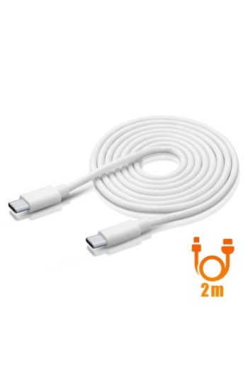 Caricabatterie USB-C Power Delivery 61W con cavo da 2 metri per MacBook LinQ - bianco