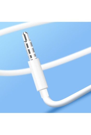 Pack 2-in-1: Caricatore USB-C da 20W + Auricolari Cablati Jack 3 5 mm Kit Mani Libere - Bianco