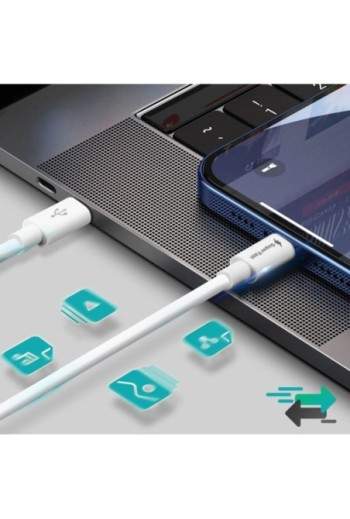 Caricabatterie da Muro USB-C + Cavo Lightning Ricarica Ultra-veloce Power Delivery 20W - Bianco