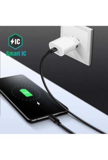 Caricatore da Parete USB-C Power Delivery 20W Fast Charge - Bianco