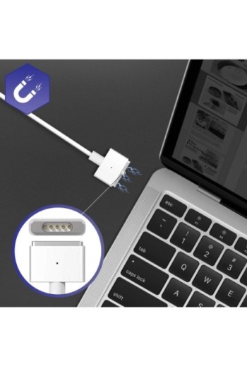 Caricatore MacBook Pro Retina 13'' MagSafe 2 60W - bianco
