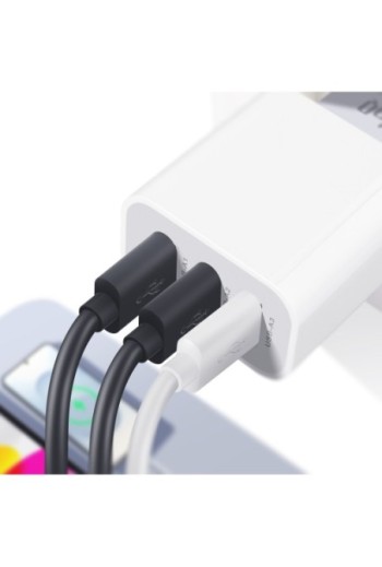 Caricatore da Parete Triplo USB 15.5W - LinQ Bianco