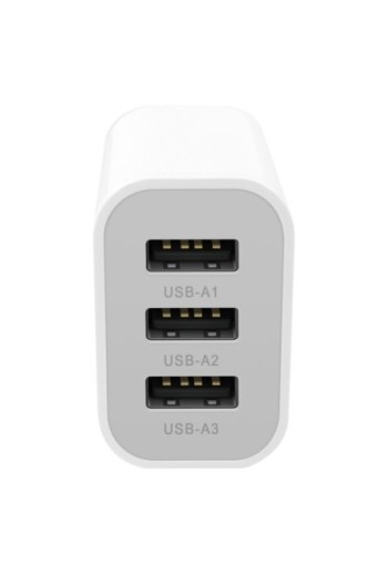 Caricatore da Parete Triplo USB 15.5W - LinQ Bianco