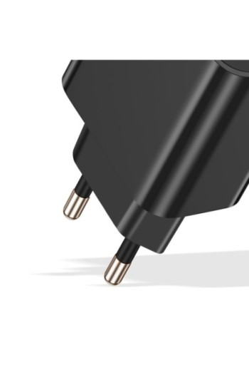 Caricatore da Muro 15W Akashi Nero - Porta USB-C + USB